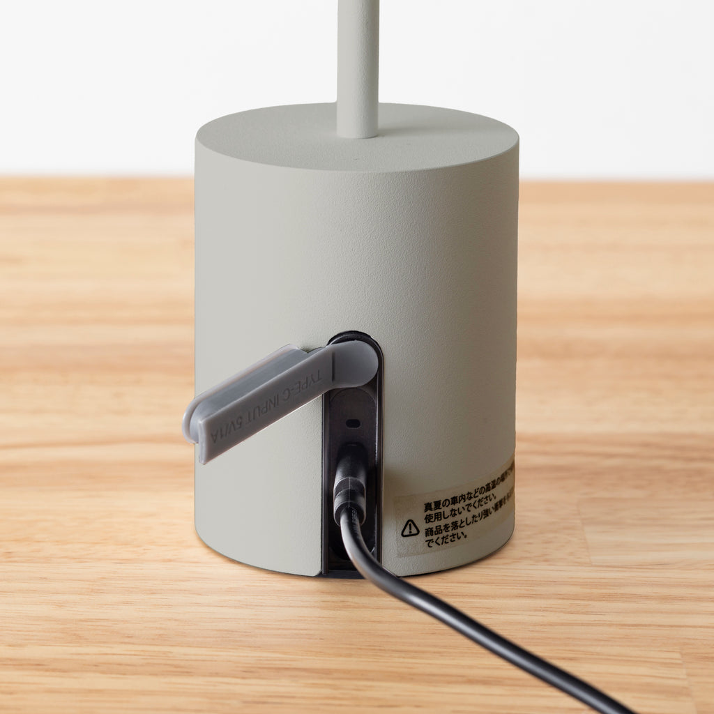 Evening × Lamp　カクテルグラスのような 充電式 ポータブルライト