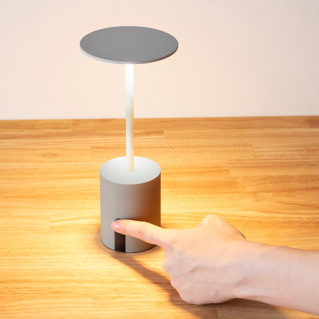 Evening × Lamp　カクテルグラスのような 充電式 ポータブルライト