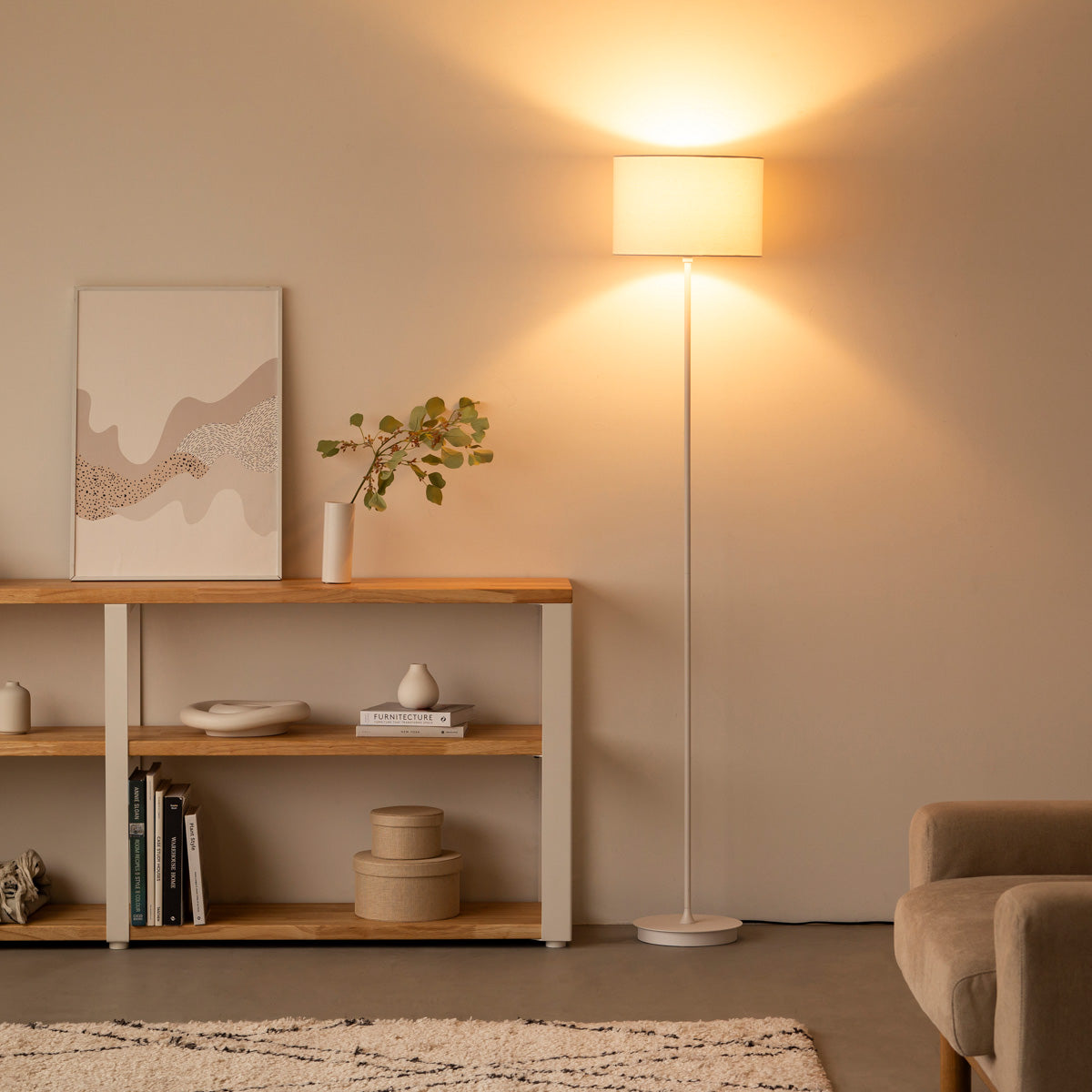 Matte - Stylish ファブリックシェード フロアライト – SITURAEMON