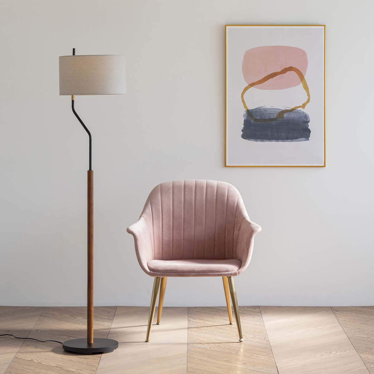 Sideway - Fabric Floor Lamp