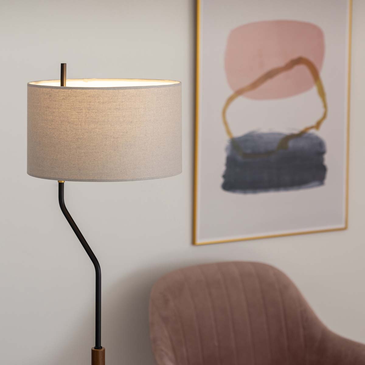 Sideway - Fabric Floor Lamp