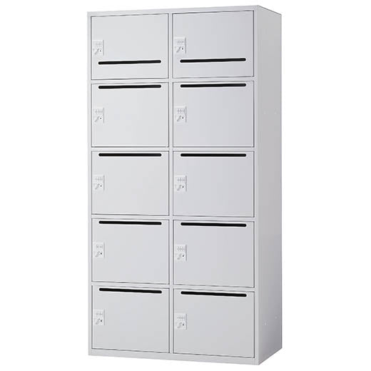 パーソナルロッカー 10人用 ダイヤル式 IPL-10MD WH / IPL-10MD BK