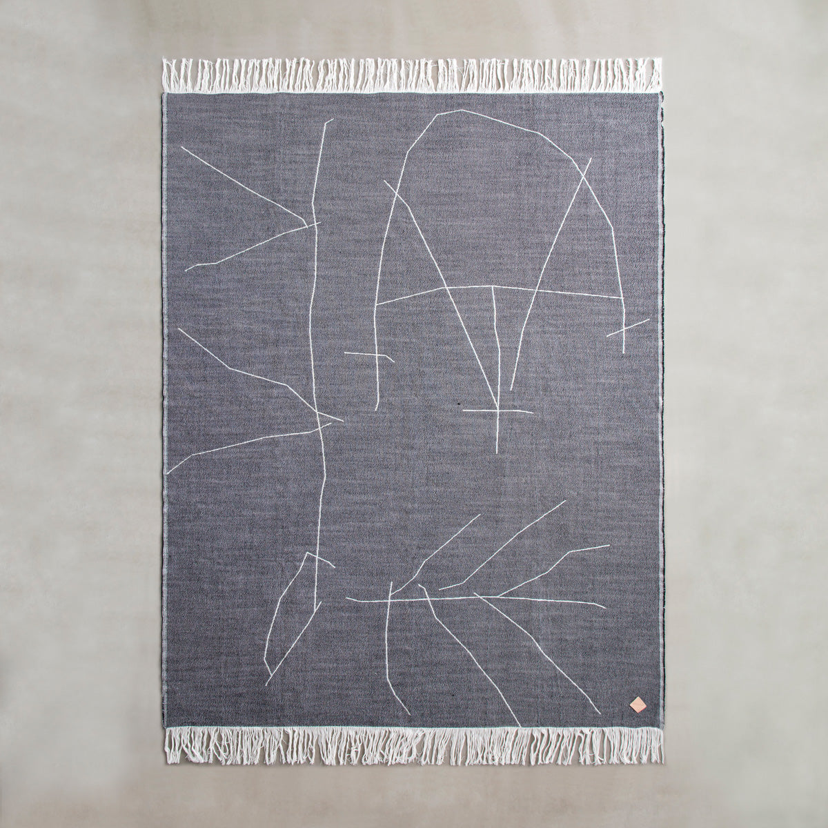 KOTAのSUNOKO BEDへのAdd-onシリーズTonakai Blanketブラック×ホワイト