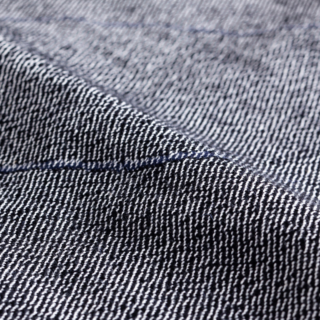 KOTAのSUNOKO BEDへのAdd-onシリーズTonakai Blanketブラック×ネイビー（表面detail）