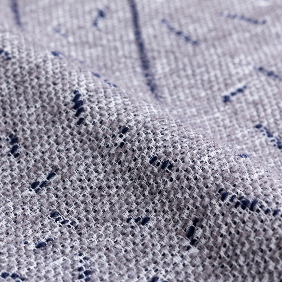 KOTAのSUNOKO BEDへのAdd-onシリーズのナイトストール・ブルー（裏面生地detail）