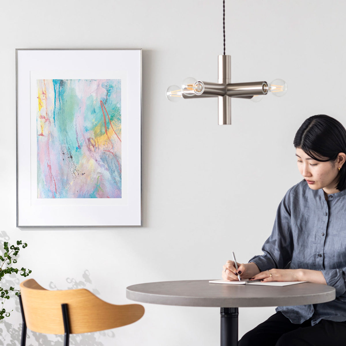 アーティスト藤田二郎氏のアートワークとKANADEMONOとの特別なコラボレーションによるアート＋アルミフレームPassage - Day -