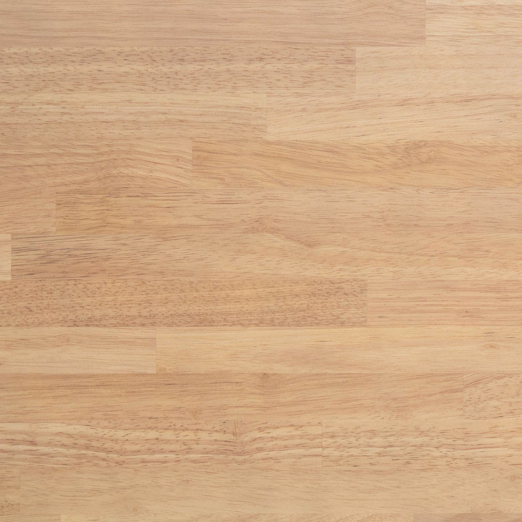 KANADEMONOのラバーウッドアッシュの棚板とホワイト脚を組み合わせたシェルフ（天板・クローズアップ）