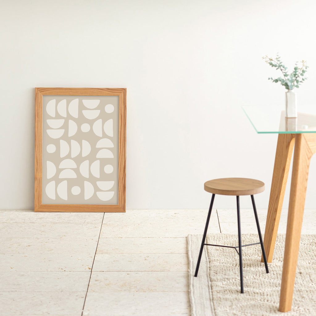 OAK　Art Frame　暮らしにアートを　Beige × Moon　Simple Natural #2