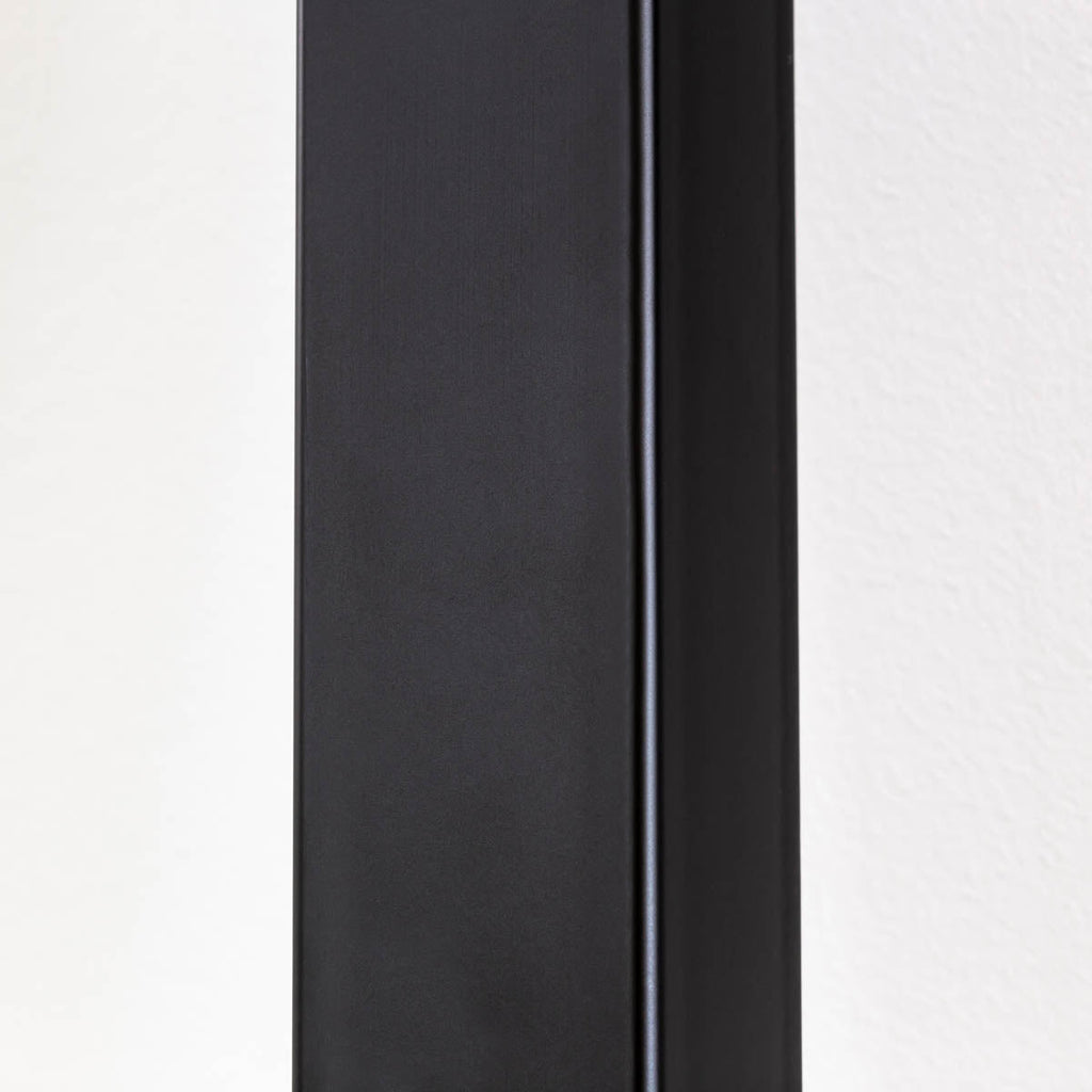 スマート造作テーブル / リノリウム ブルー系 × 黒スチール脚 × W181 - 300cm