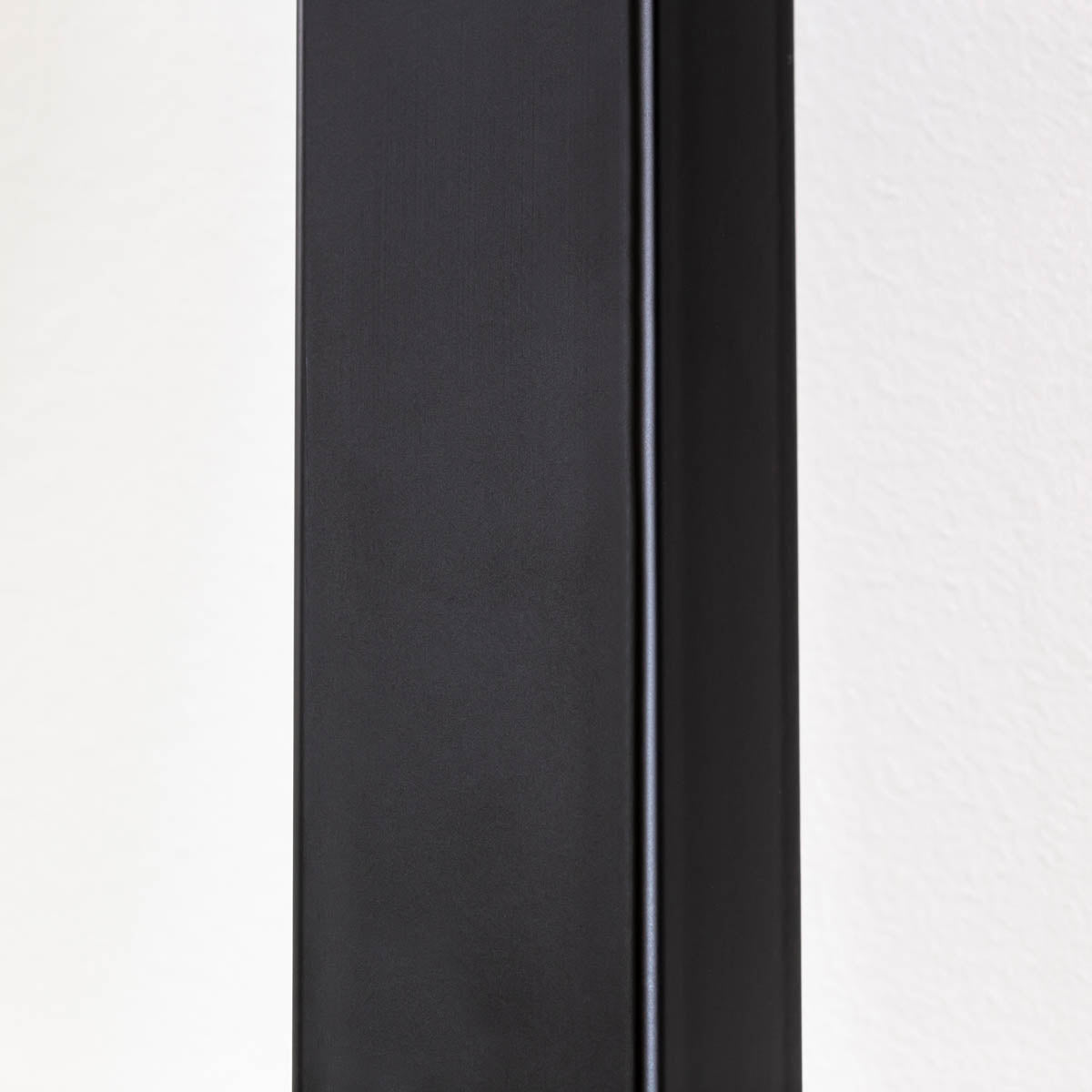 スマート造作テーブル / リノリウム レッド・オレンジ系 × 黒スチール脚 × W181 - 300cm