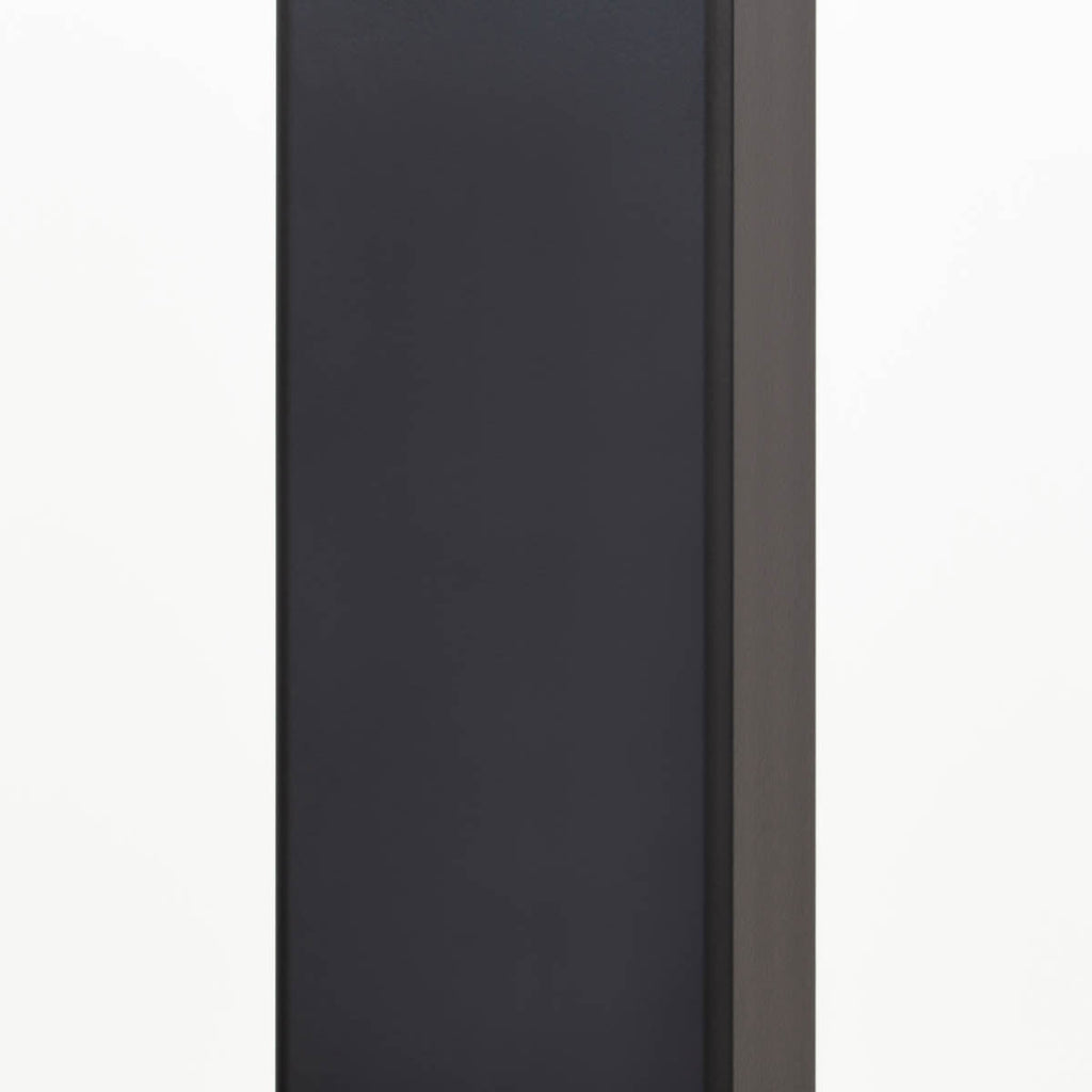 かなでもののマットブラックのミニマルシンプルなスクエアタイプ（H70cm）の鉄脚（アイアンチューブ ）