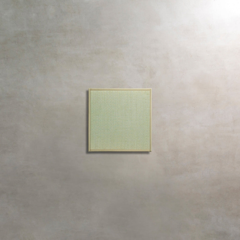 国産のい草をつかった爽やかな印象の70 × 70cmの置き畳（俯瞰カット）