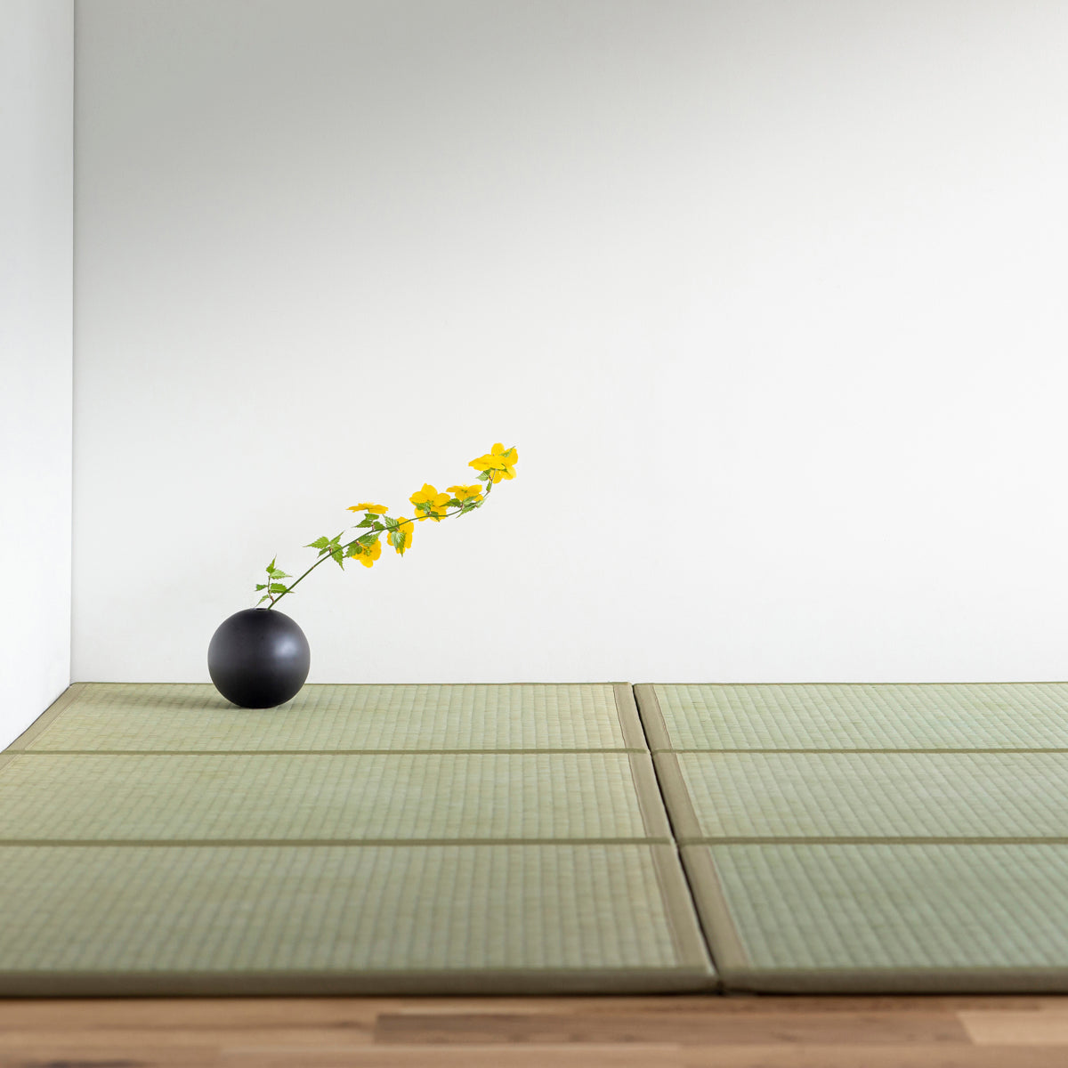 国産のい草をつかった爽やかな印象の70 × 70cmの置き畳（使用例2）