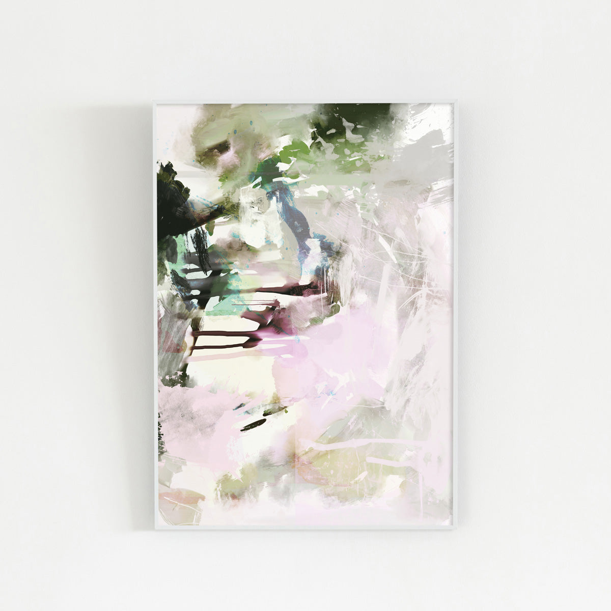 ALUMI　Art Frame　暮らしにアートを　Pink + Green　Watercolor #3