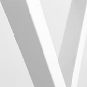 KANADEMONOのウォルナット突板天板にホワイトのＸライン鉄脚を組み合わせたシンプルモダンなテーブル（脚）