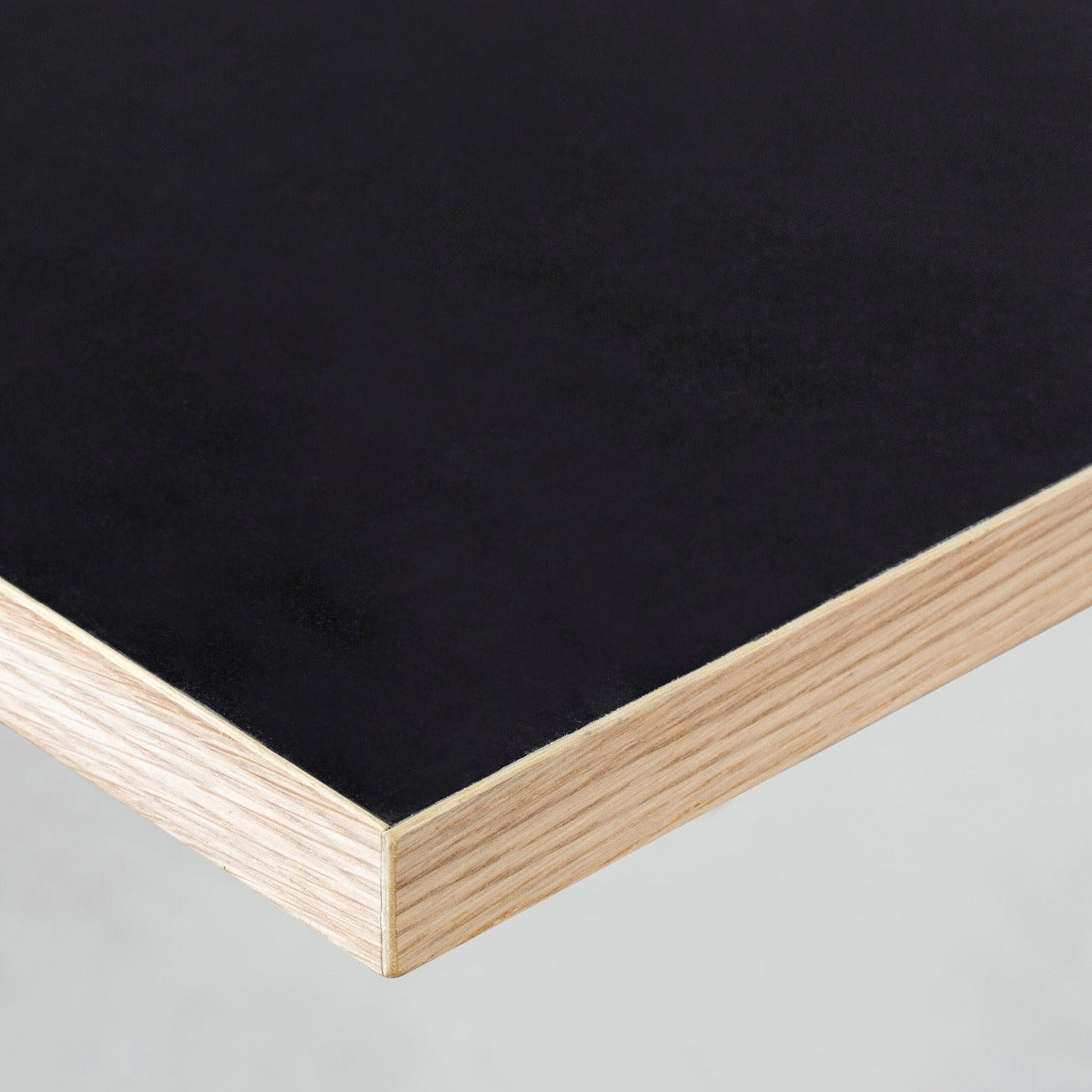 【法人向け】リノリウム × Nero（木口無塗装） 天板