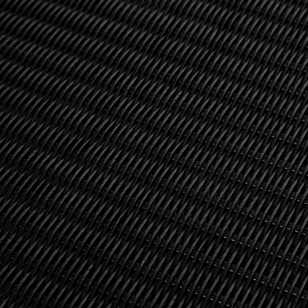 かなでものの丁寧に編み上げた人工ラタン繊維のテーブルトップ・クローズアップ