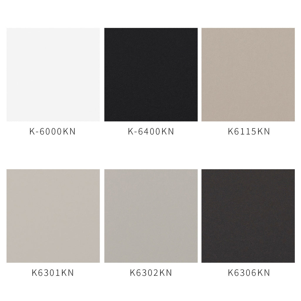 スマート造作テーブル / メラミン 無地 × 白スチール脚 × W181 - 300cm D40 - 69cm