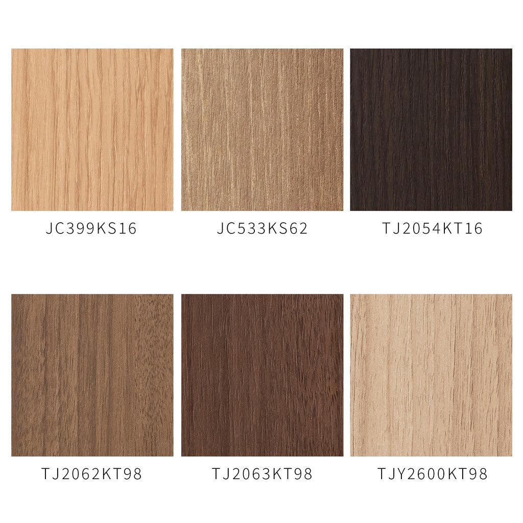 スマート造作テーブル / メラミン 木目調 × ステンレススチール脚 × W181 - 300cm D40 - 69cm