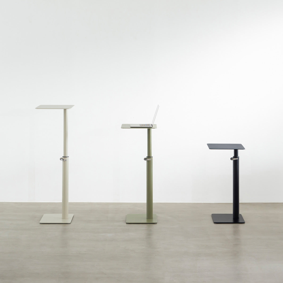 Scandinavian Design　高さを変えられる ミニマルサイドテーブル 全10色