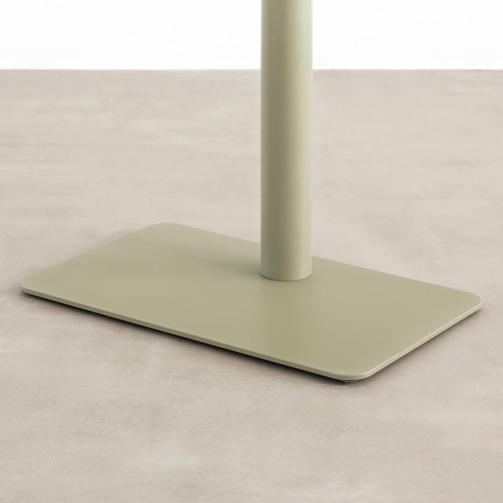 自由に高さを変えられる、シンプルでミニマルなリードグリーン昇降サイドテーブル（ベース）