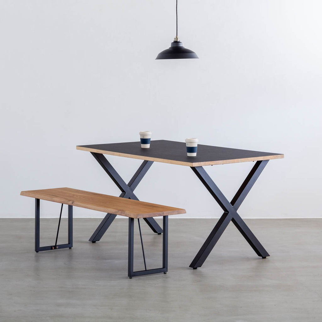 Lサイズオーク無垢材ベンチ・インテリアイメージ2