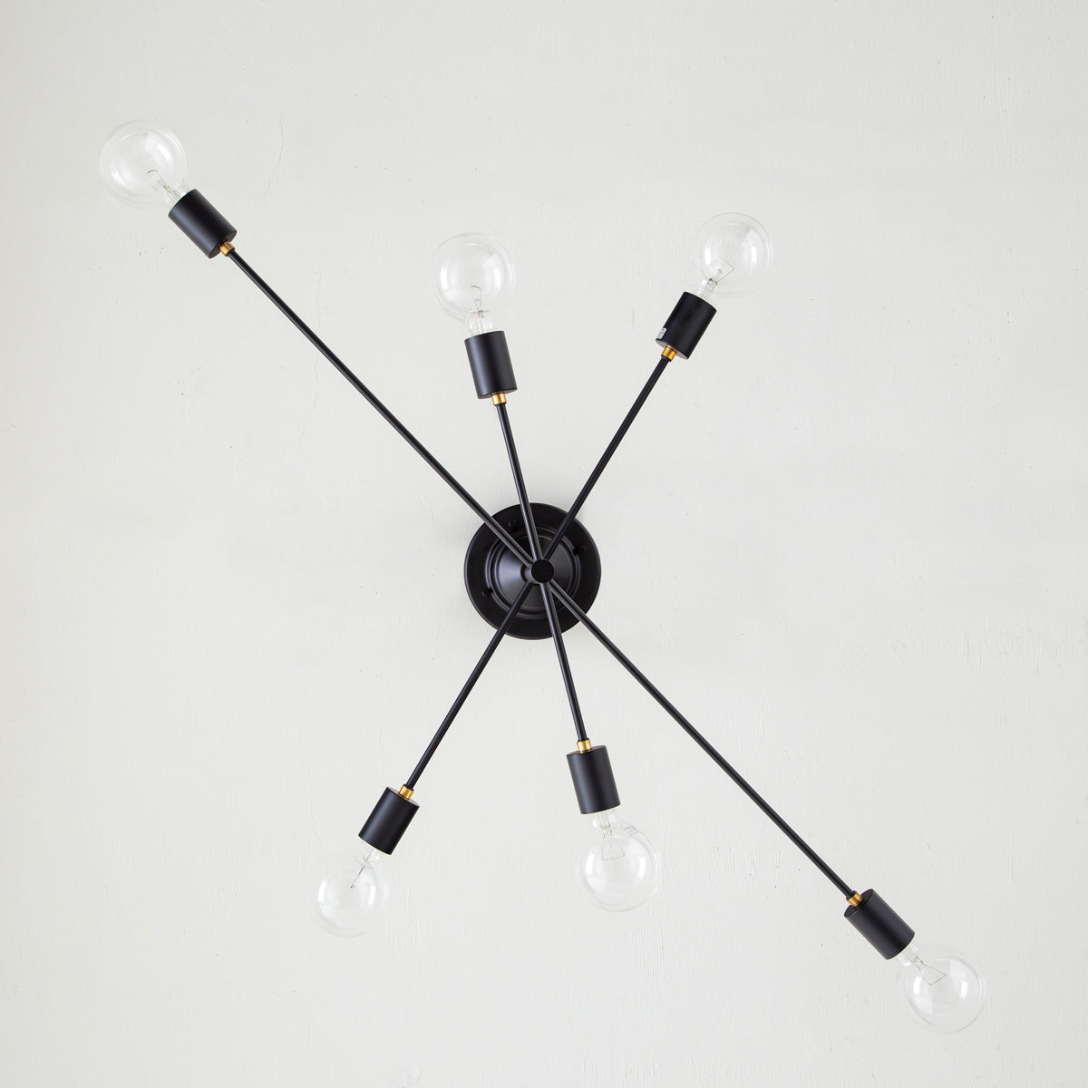 Simple - Socket 6灯シーリングライト PDL-141 電球セット