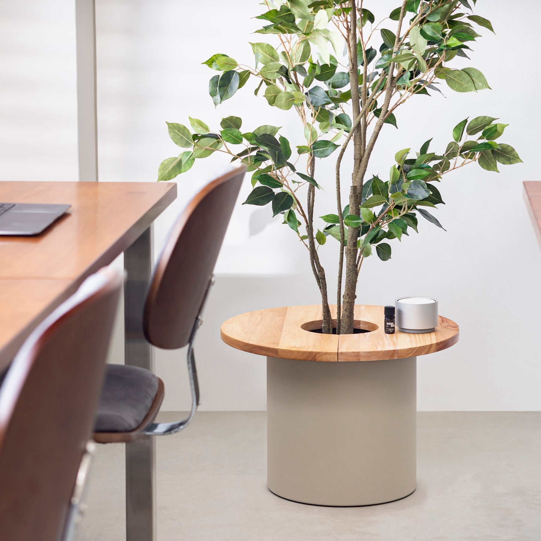 植木鉢に付けるポットテーブル