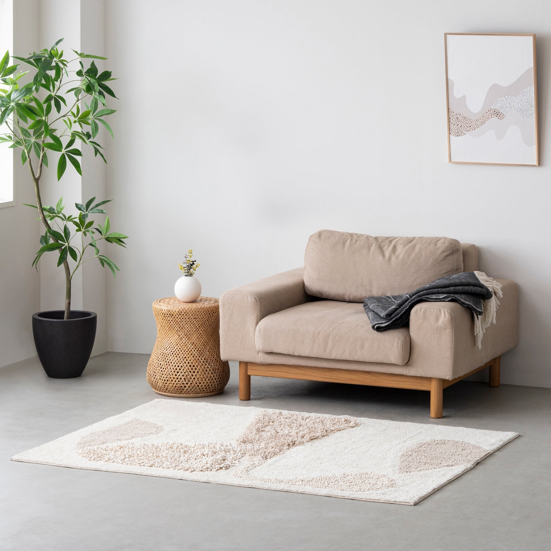 モモナチュラル　ラグ　ソルトミックス　1400×2000 MOMO NATURAL | モモ ナチュラル - オフィシャルサイト SOIL / LOA