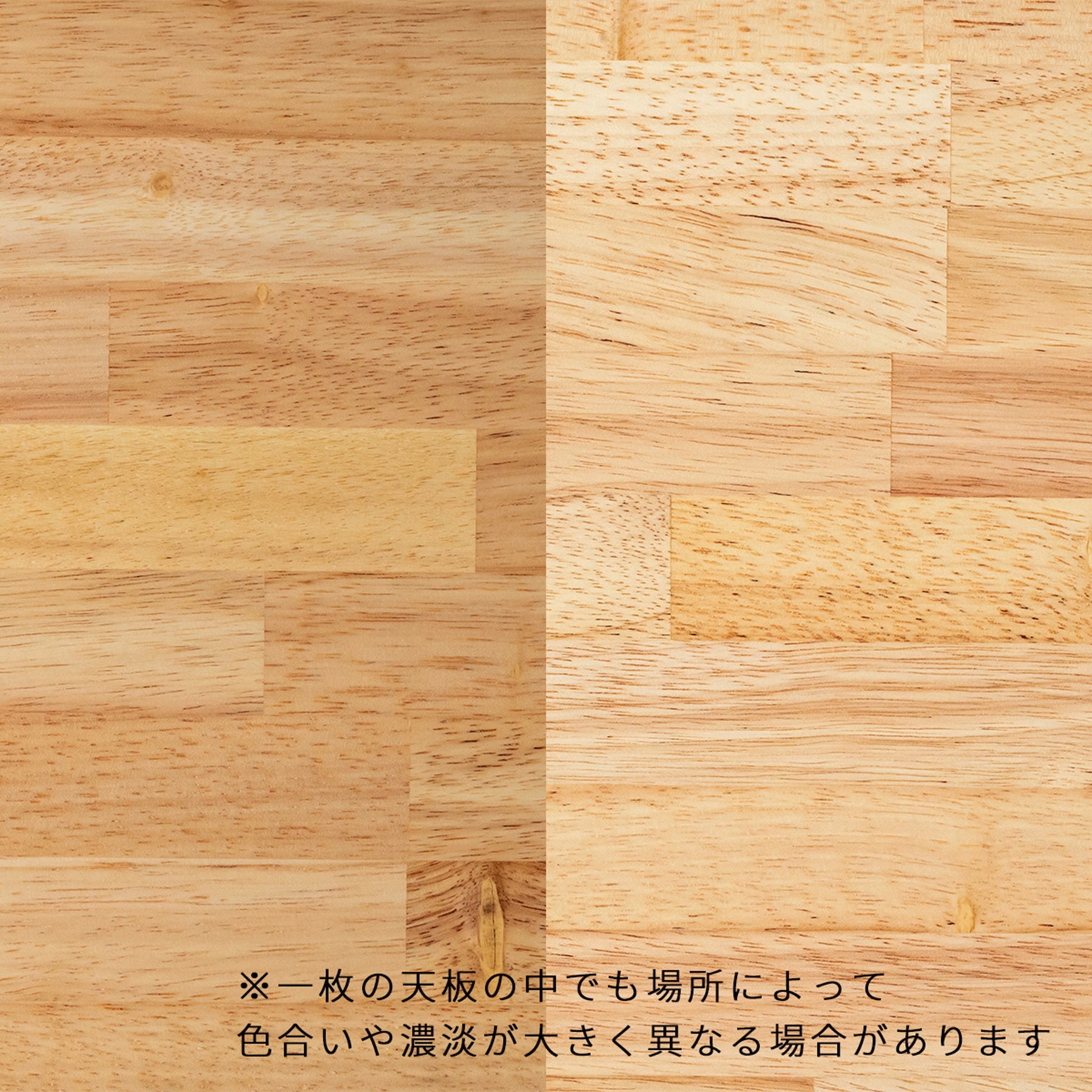 Kanademonoのラバーウッドのラウンドカフェテーブル