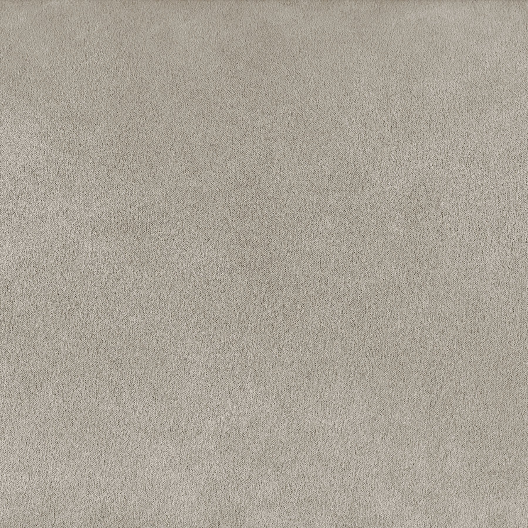 ライトグレーのファブリックにアッシュ無垢材を組み合わせたシンプルナチュラルなワイドタイプのソファ