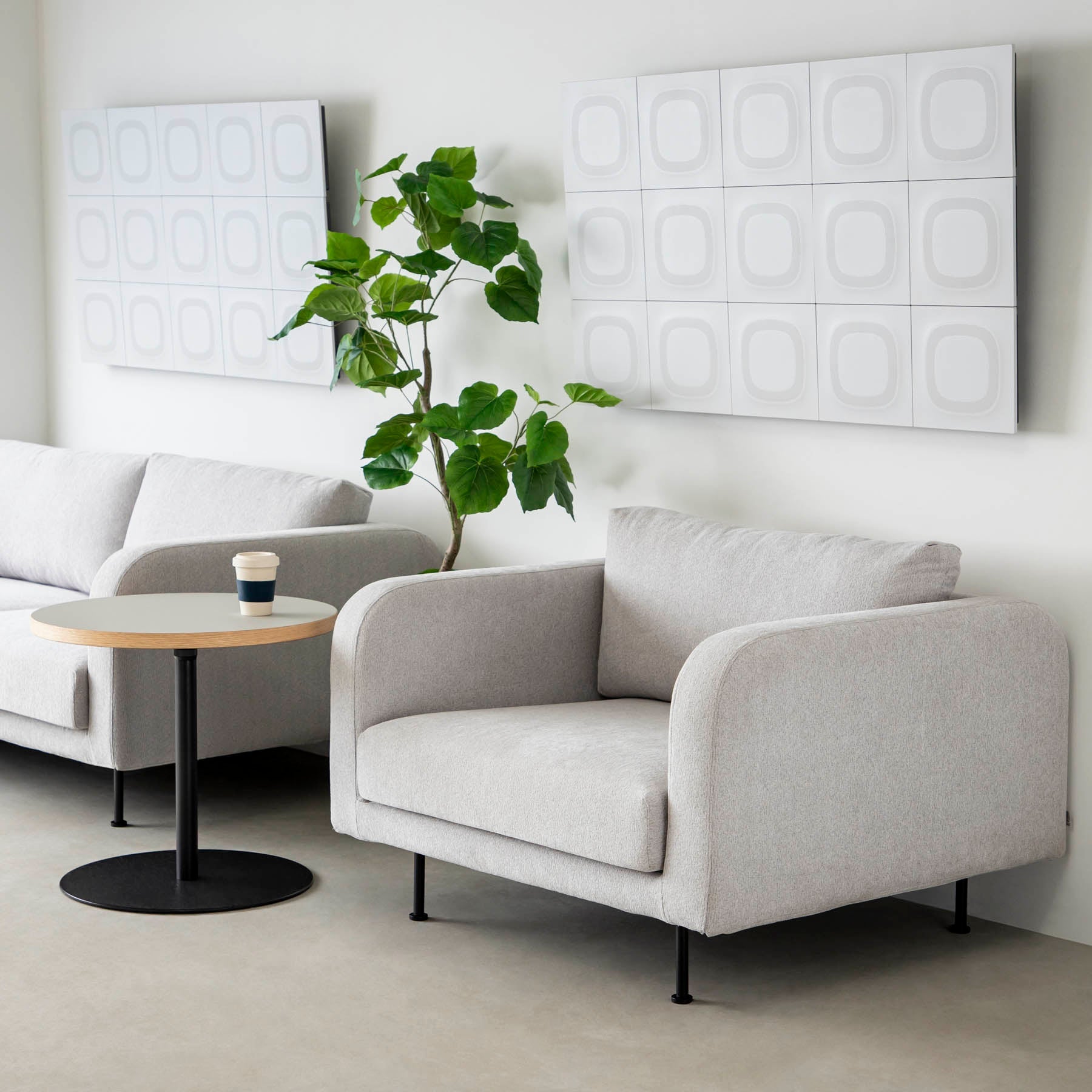 Cloud - Modern　アイアン脚 ソファ　1 seater