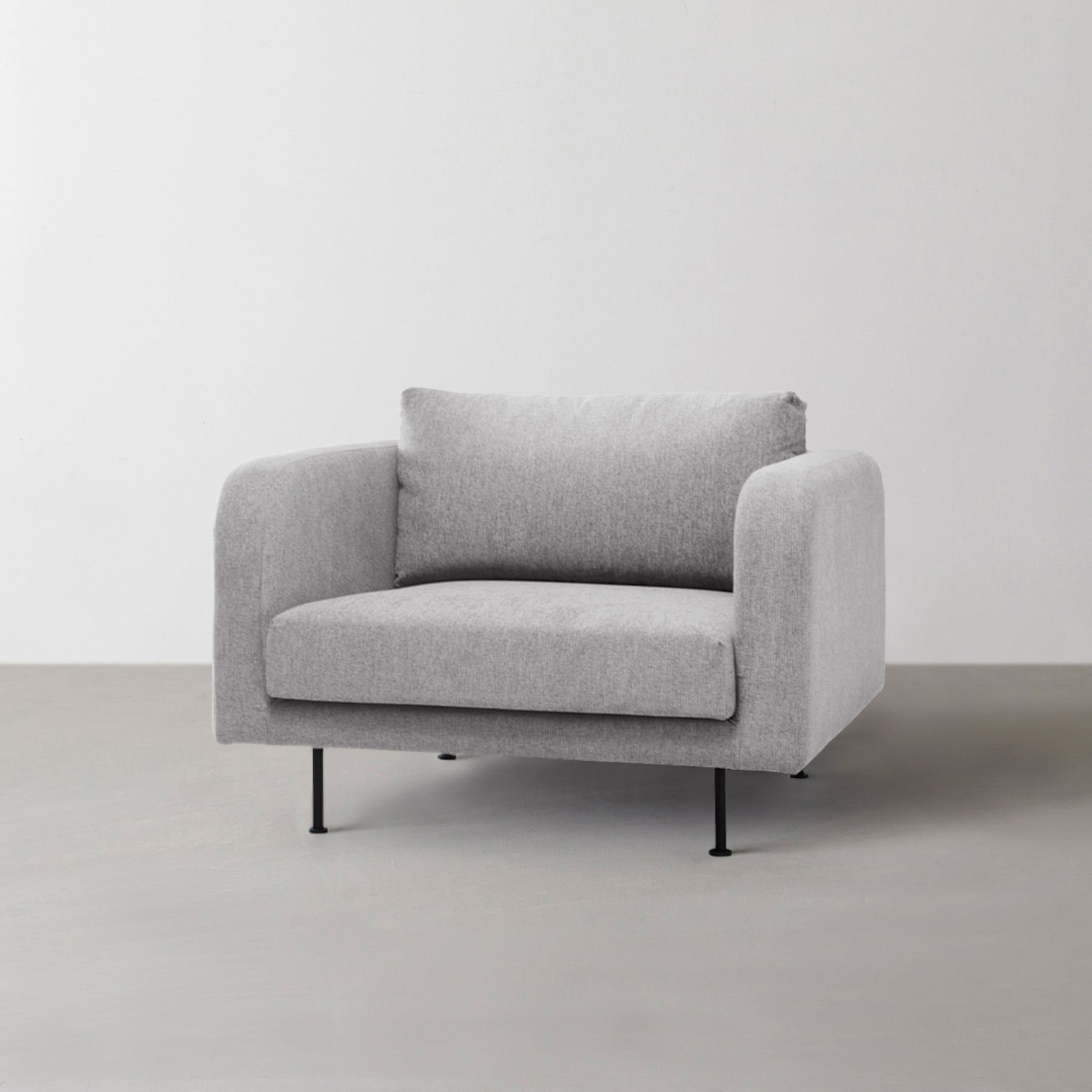 Cloud - Modern　アイアン脚 ソファ　1 seater