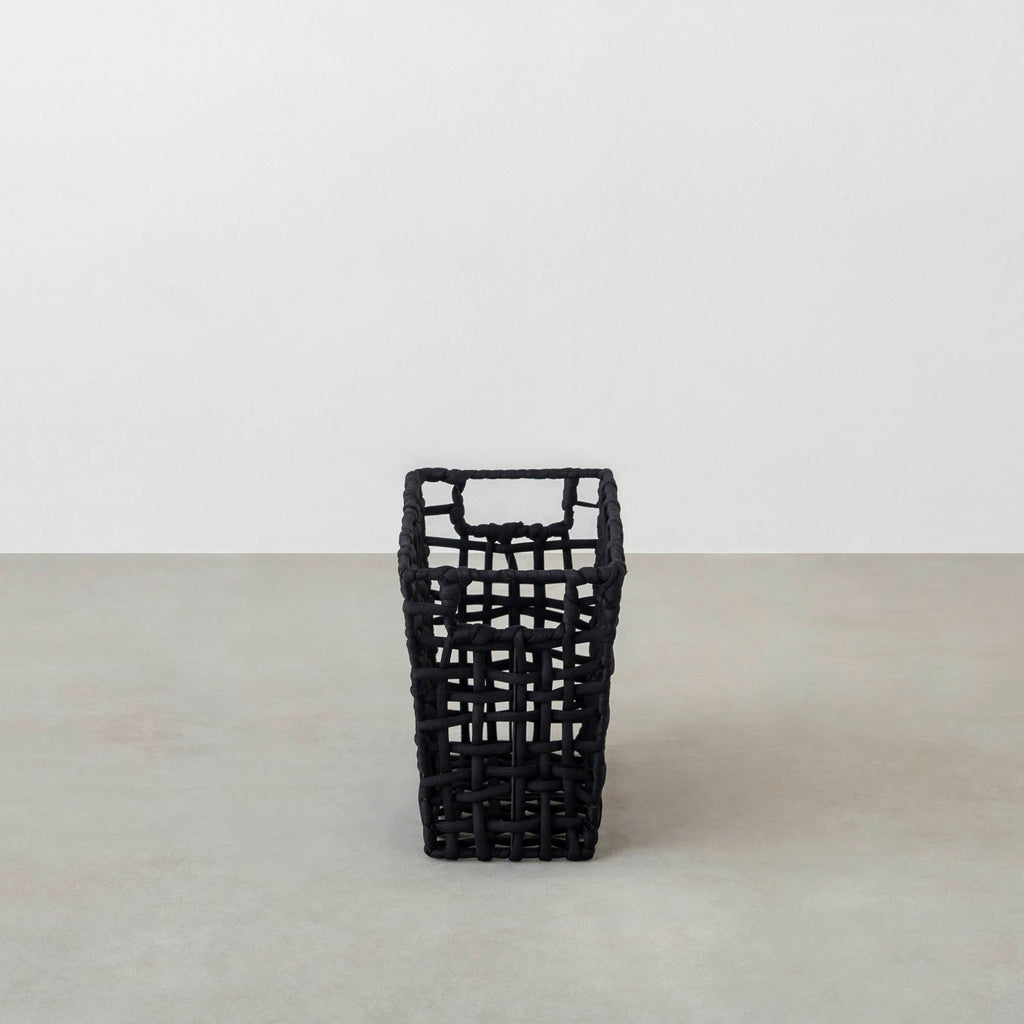 手編みのロープバスケットLサイズ