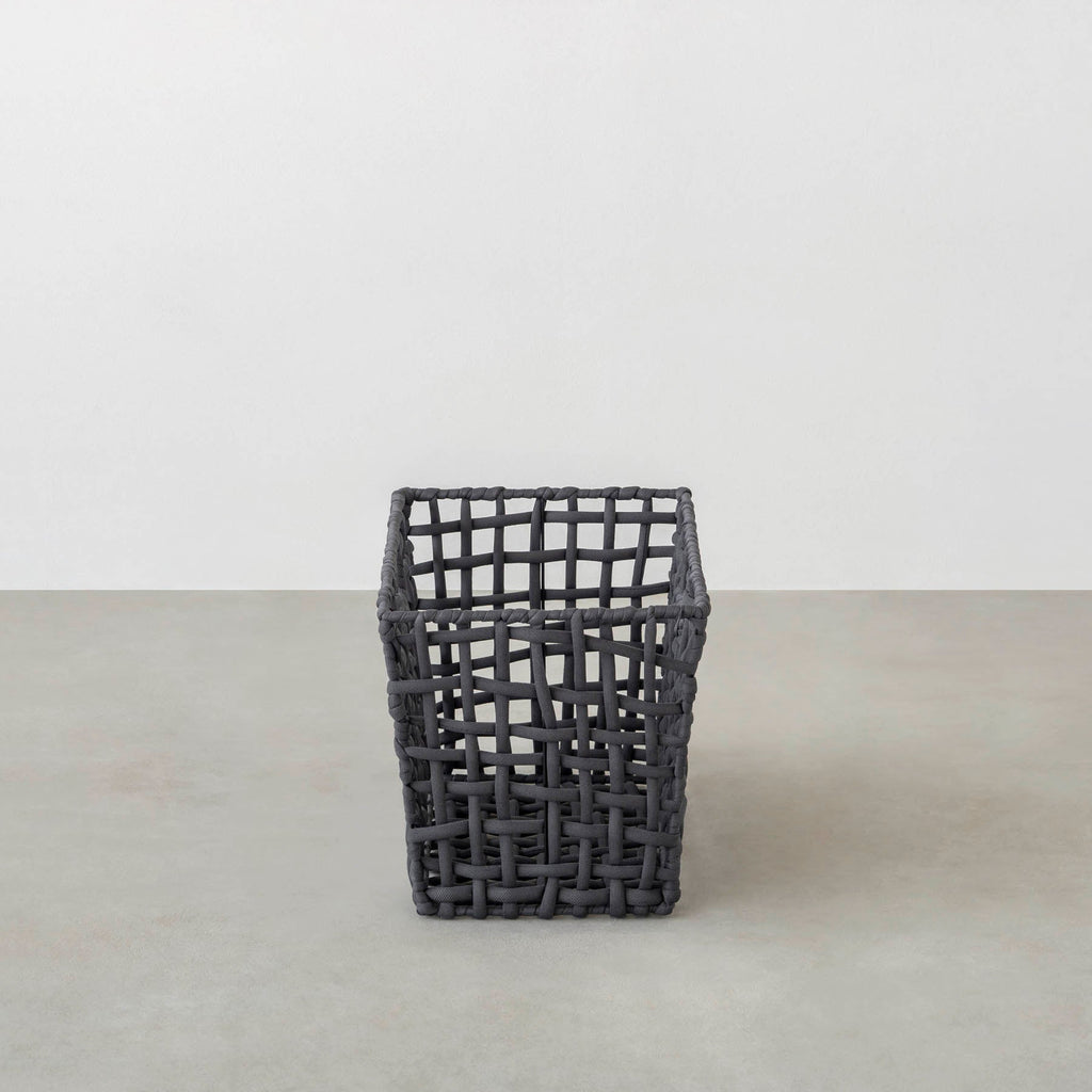 手編みのロープバスケットワイドLサイズ