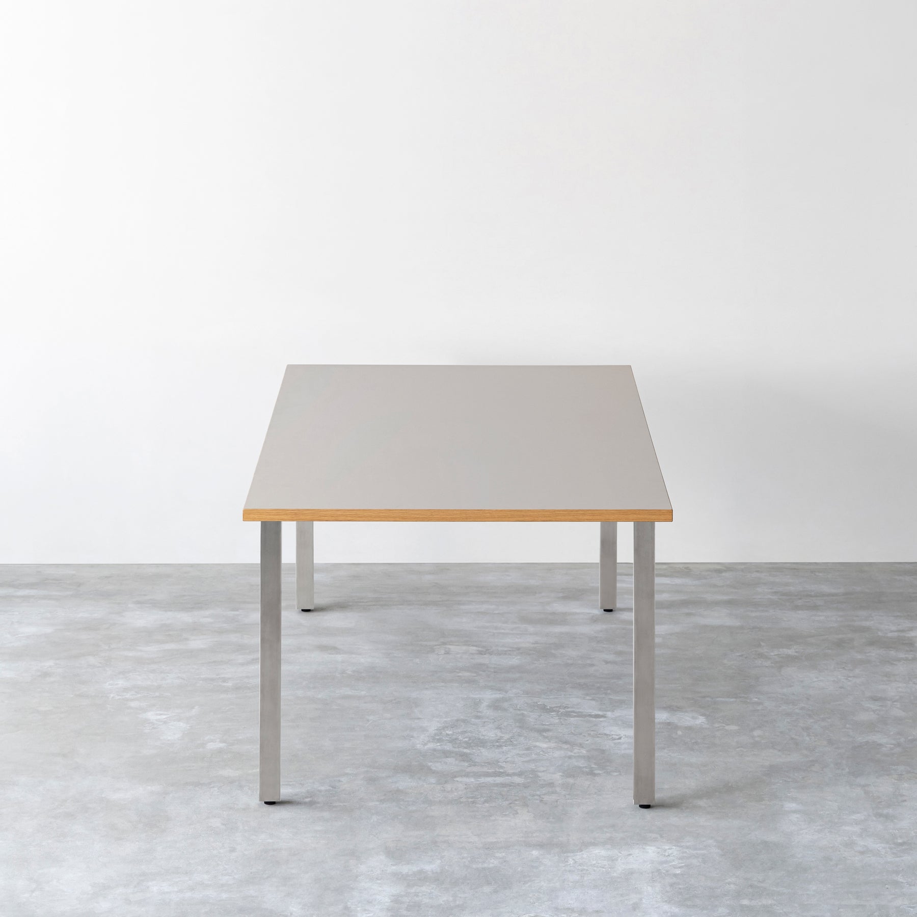 【Hチェック待ち】【テスト公開中】THE TABLE / リノリウム 全32色 × Stainless × W181 - 200cm