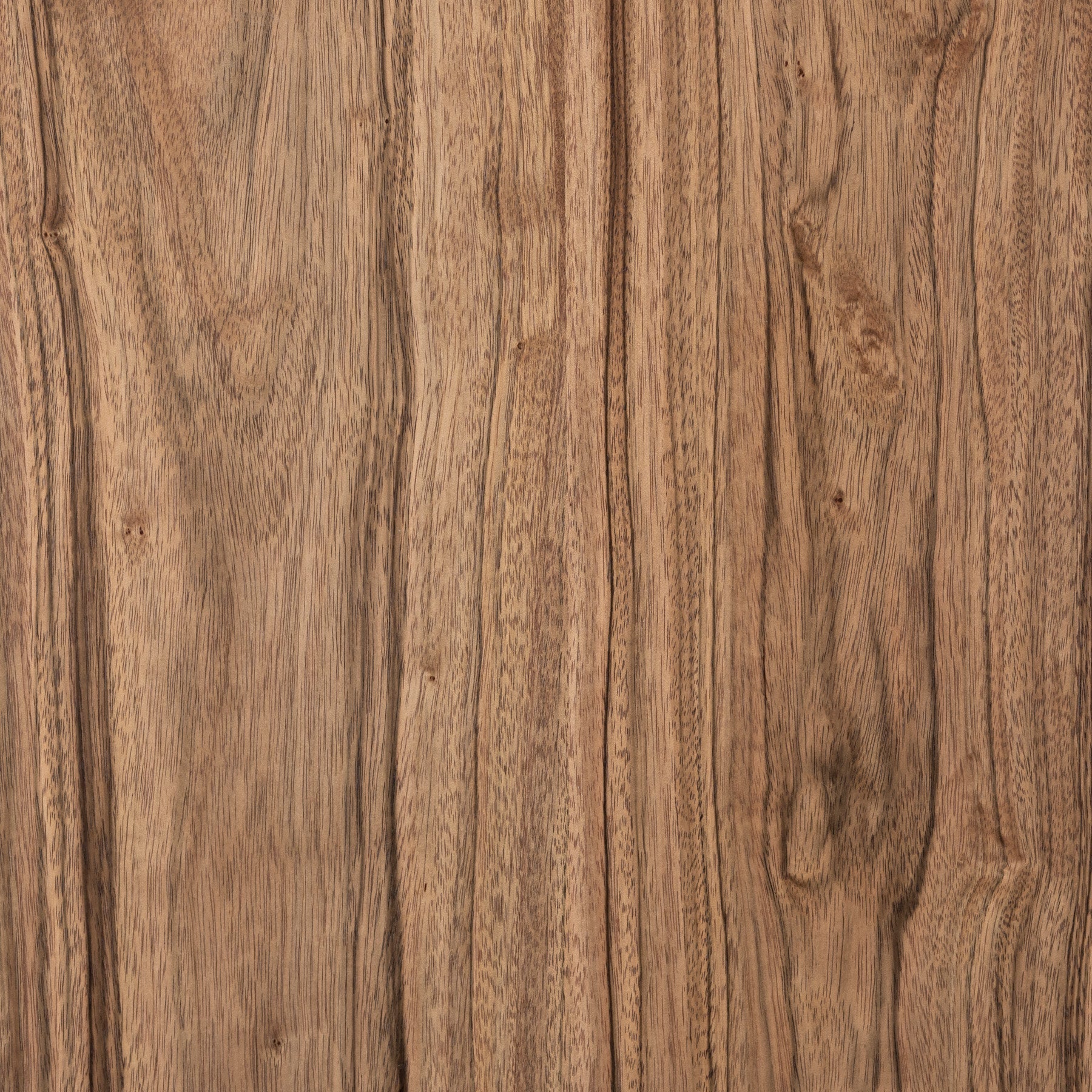 スマート造作カフェテーブル / ニューギニアウォルナット　白スチール脚 4本脚 × ラウンド φ81 - 90