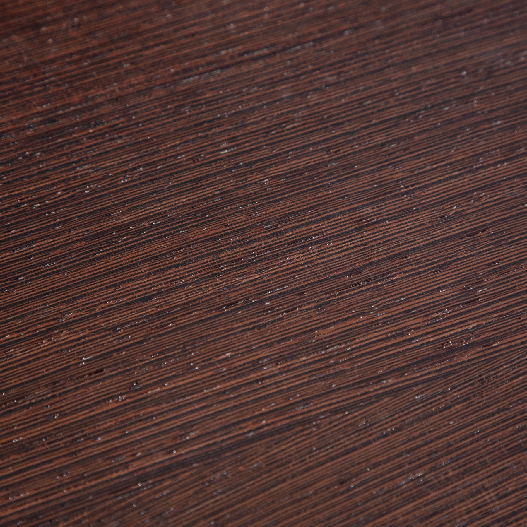 スマート造作カフェテーブル / ウェンジ　白スチール脚 カフェX × ラウンド φ81 - 90