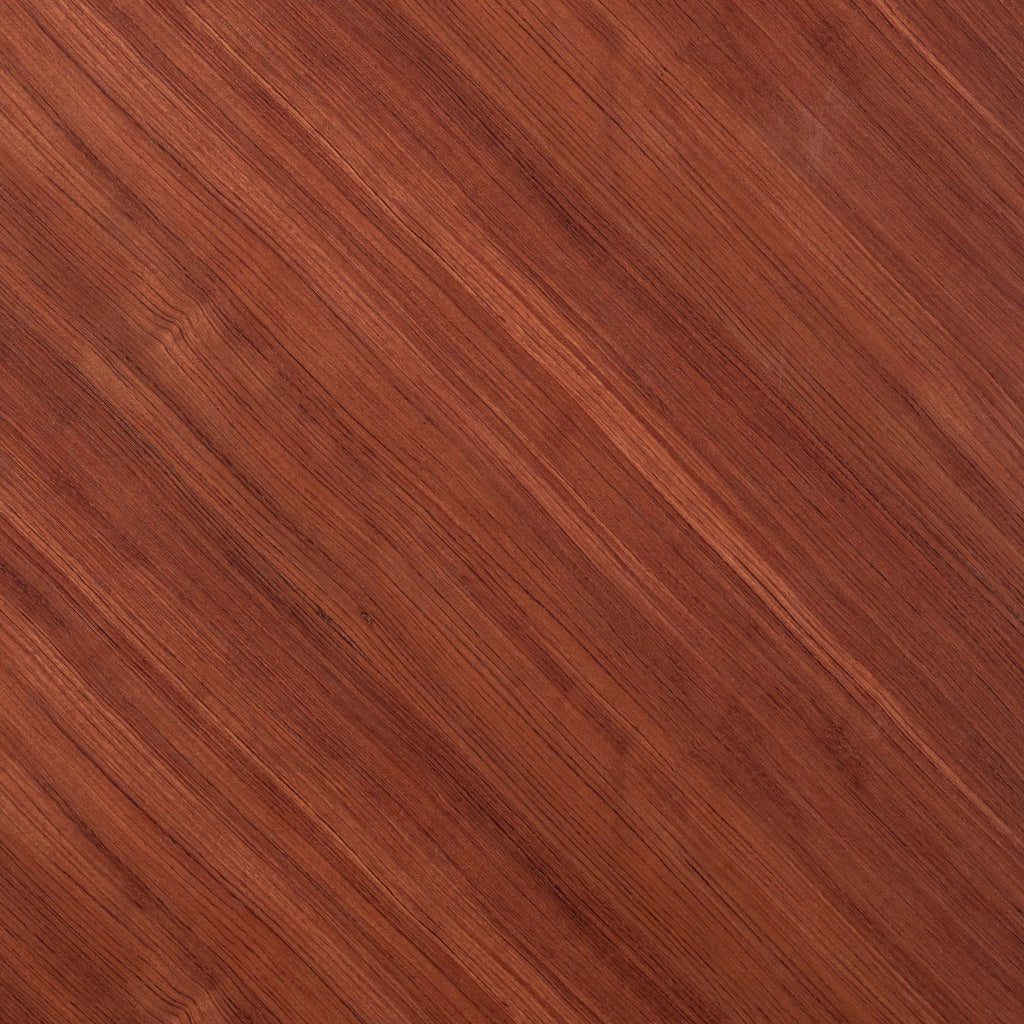 スマート造作カフェテーブル / ブビンガ　黒スチール脚 1本脚 × ラウンド φ50 - 60