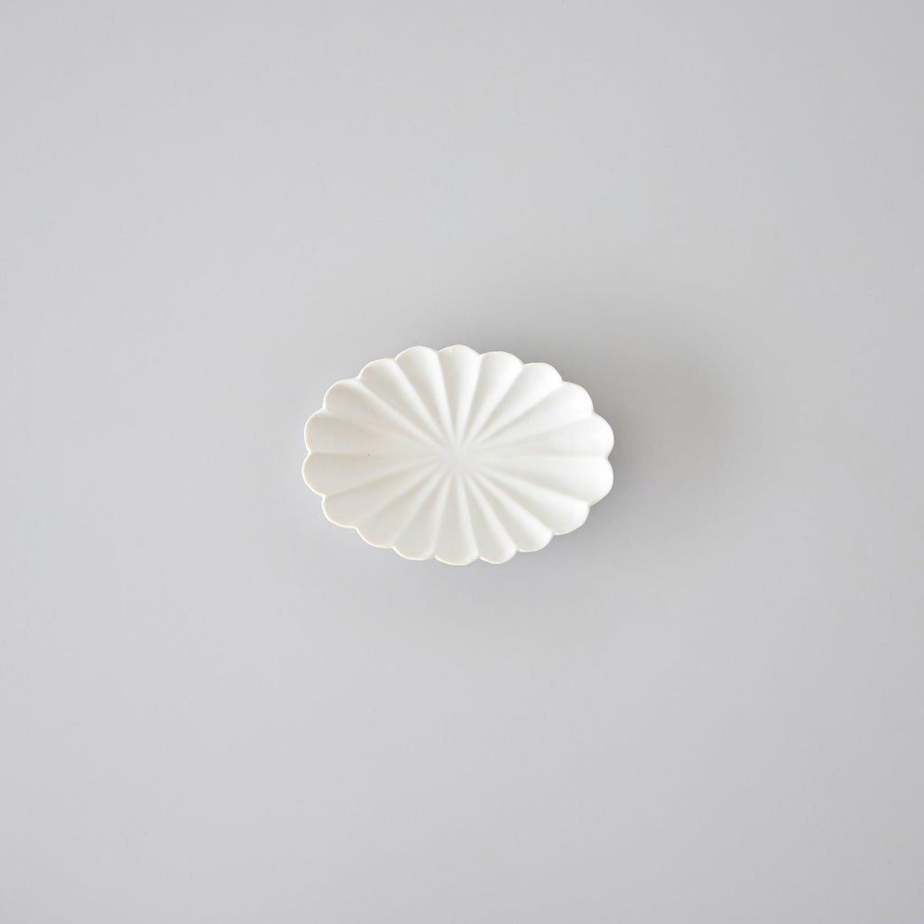 USUKIYAKI菊花オーバル豆皿