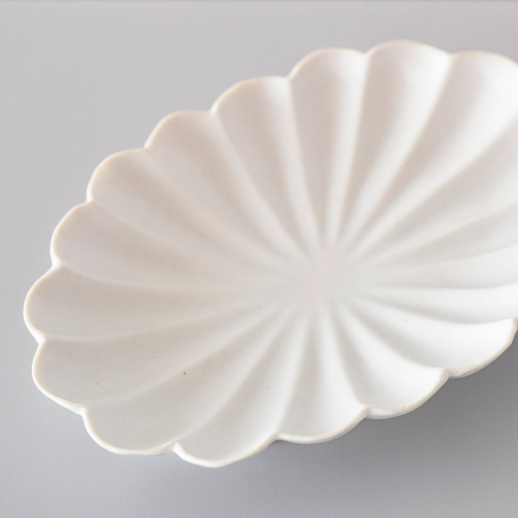 USUKIYAKI菊花オーバル豆皿