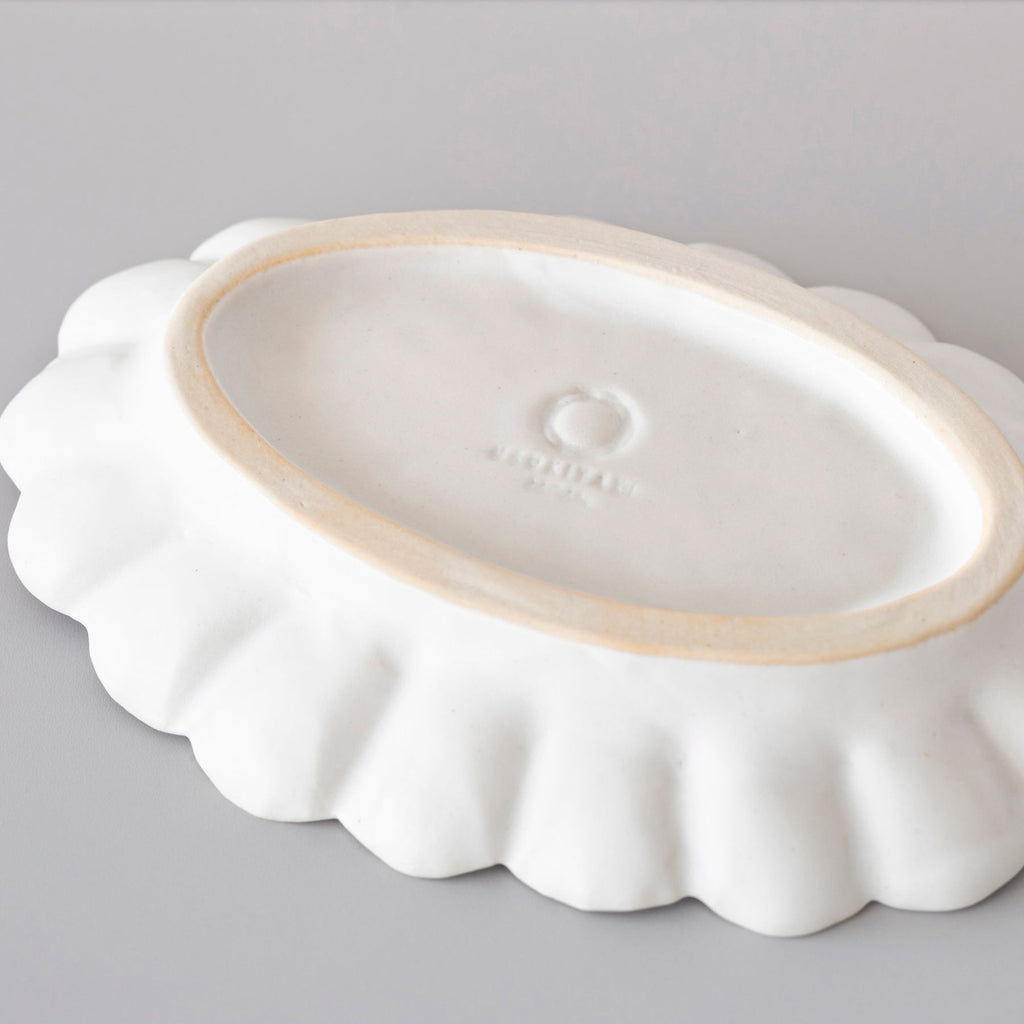 USUKIYAKI菊花オーバル豆皿