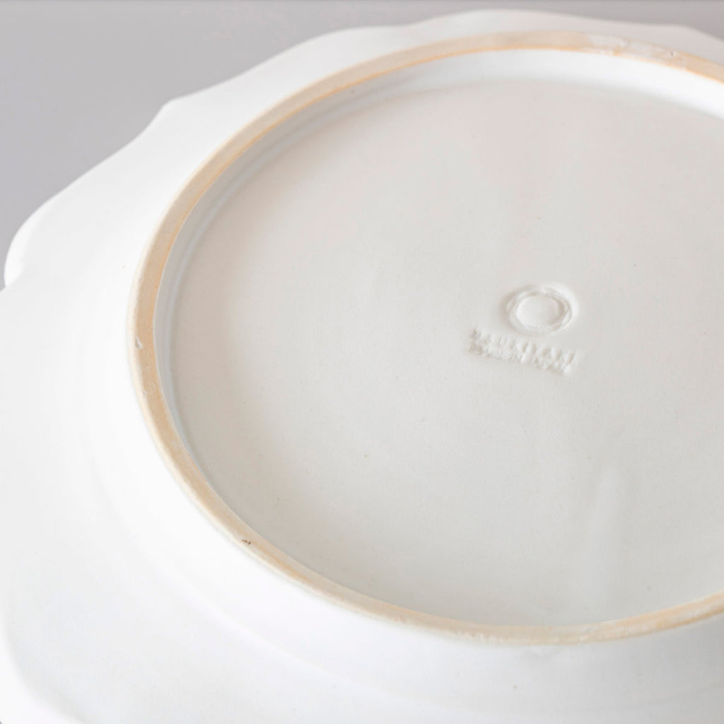 USUKIYAKI稜花リム皿