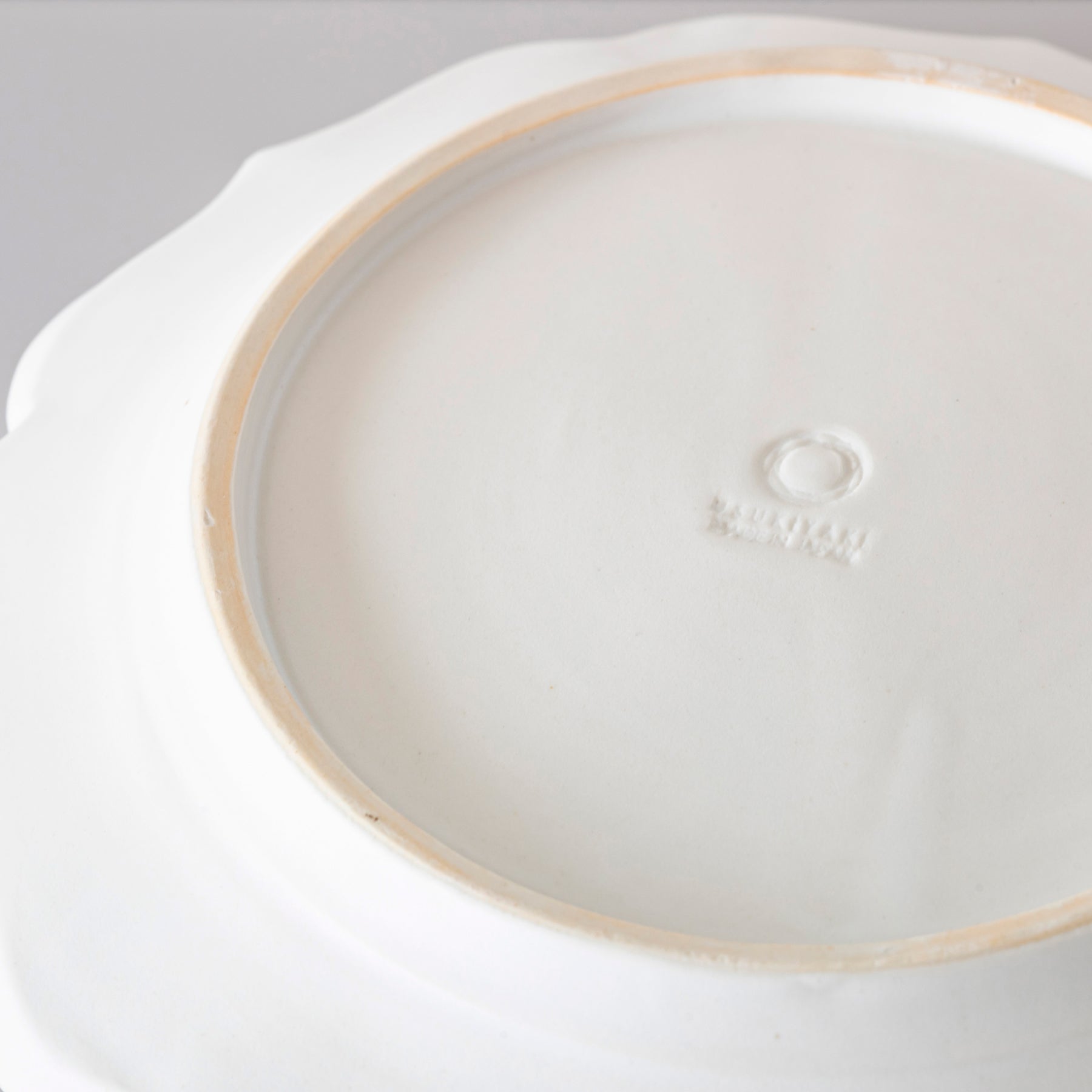 USUKIYAKI稜花リム皿