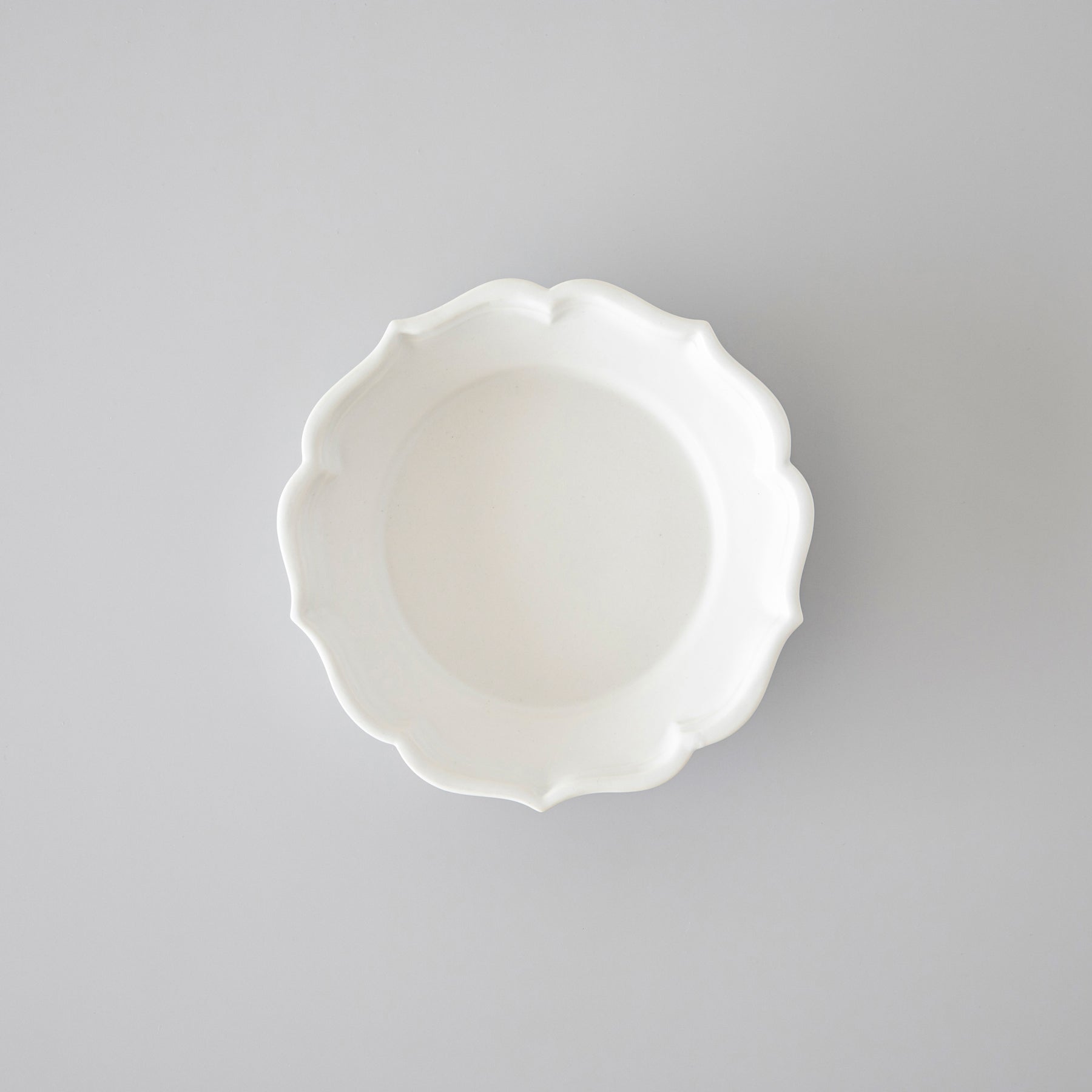 USUKIYAKI稜花リム皿