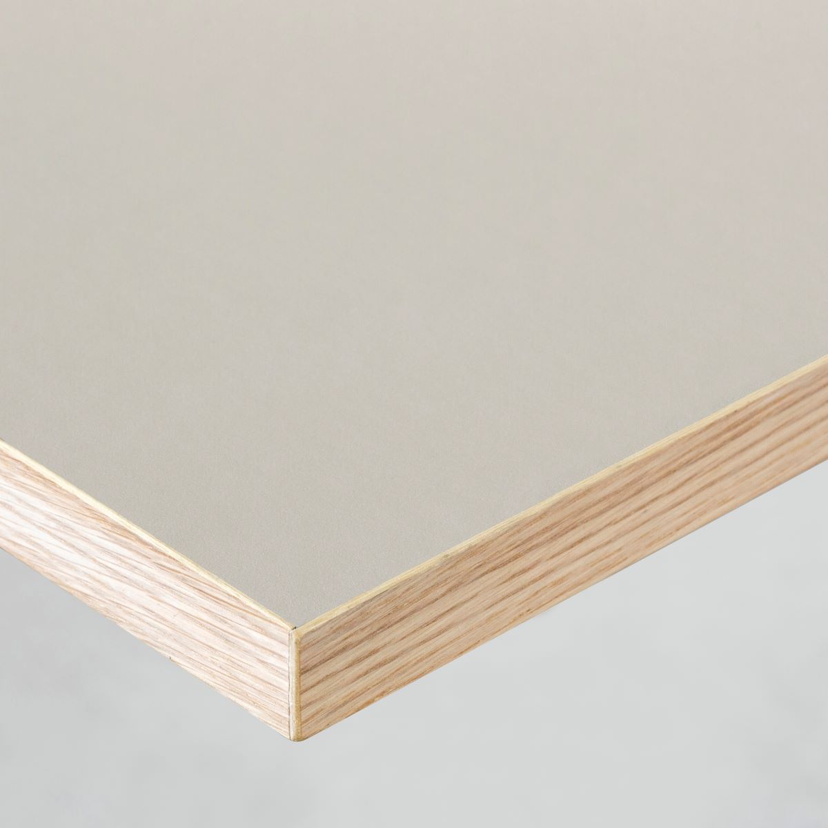 かなでもののファニチャーリノリウム素材のオフホワイトカラー天板・クローズアップ