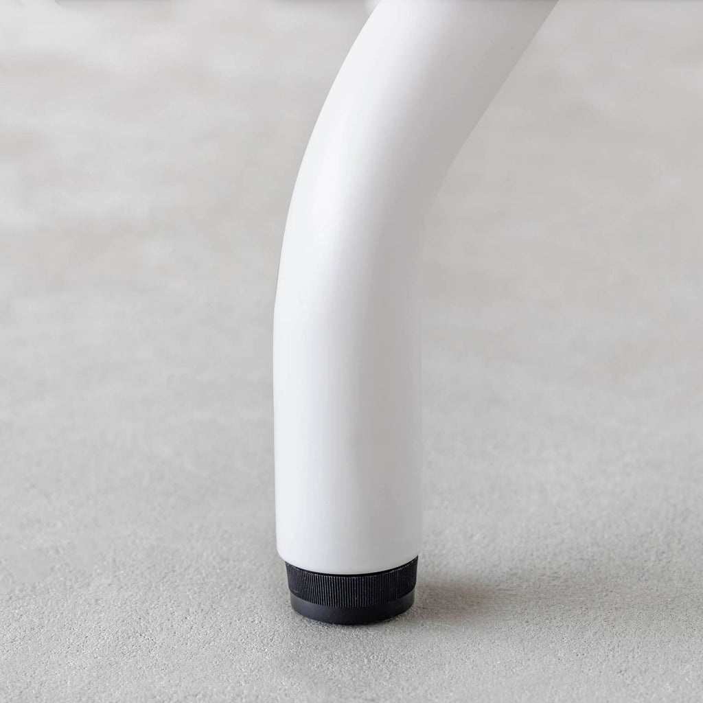 スマート造作カフェテーブル / MORTEX モールテックス 全4色　白スチール脚 4本脚 × ラウンド φ61 - 80