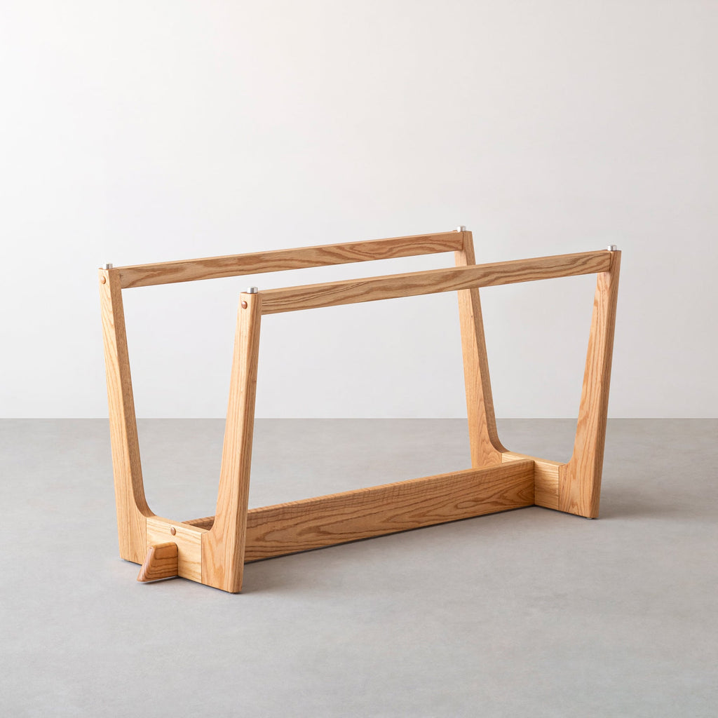 Trapezoid × 木製脚　オーク無垢材