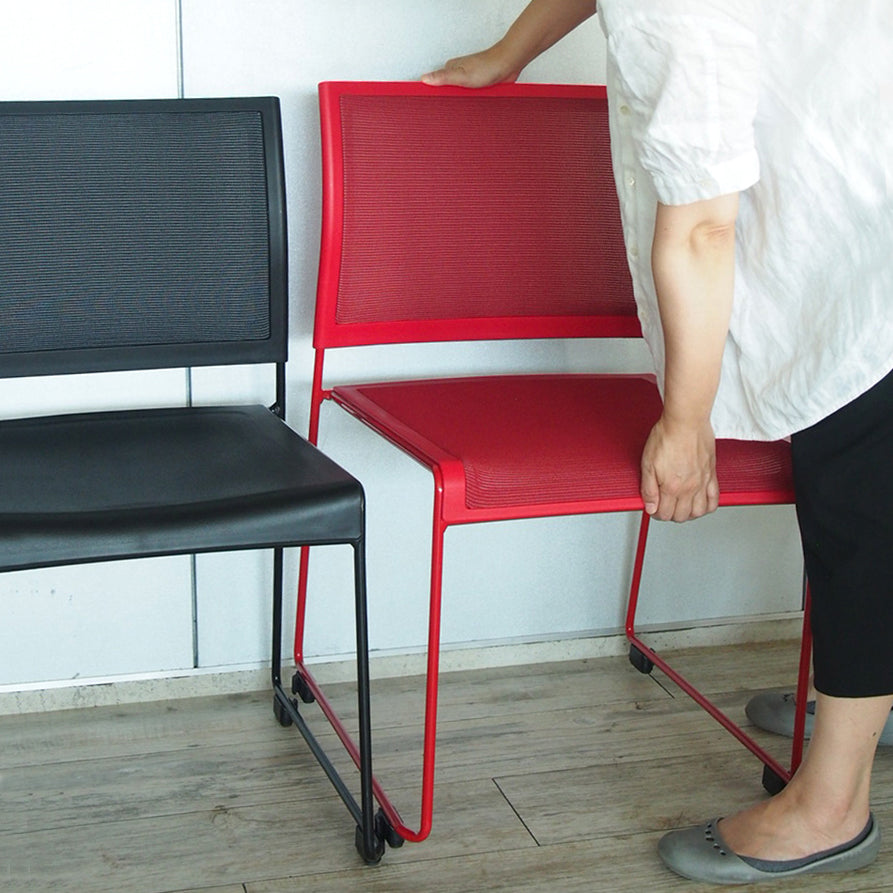 ループ脚チェア BONUM ブラック