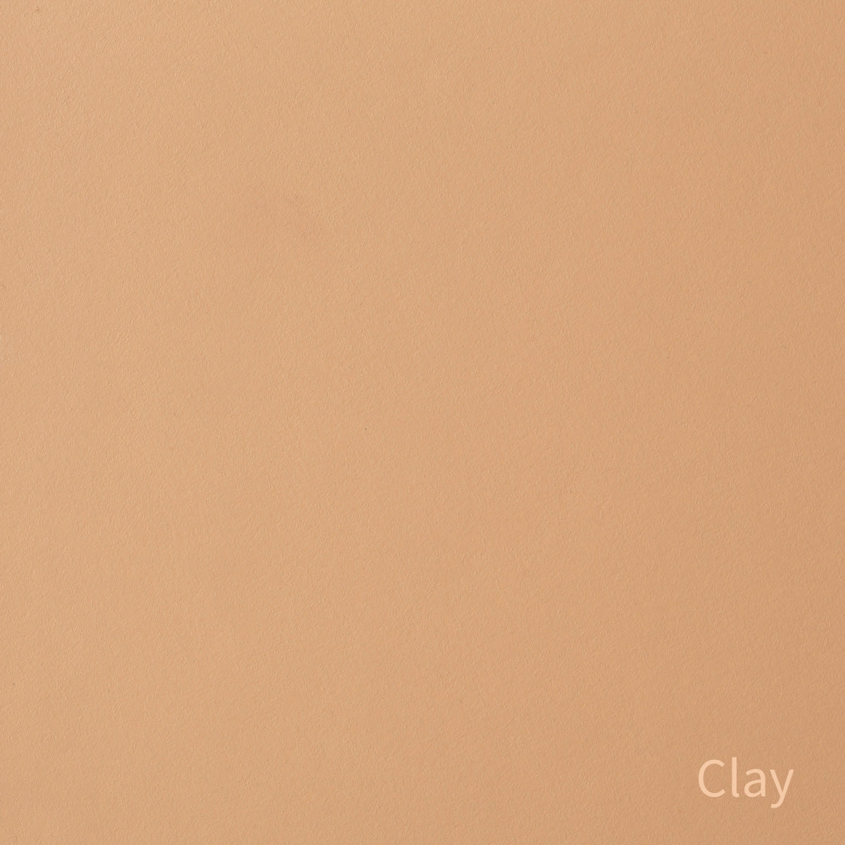 Kanademonoのリノリウム素材の棚板にホワイトのアイアンフレームを組み合わせた２段ストレージシェルフ /Clay（色見本）